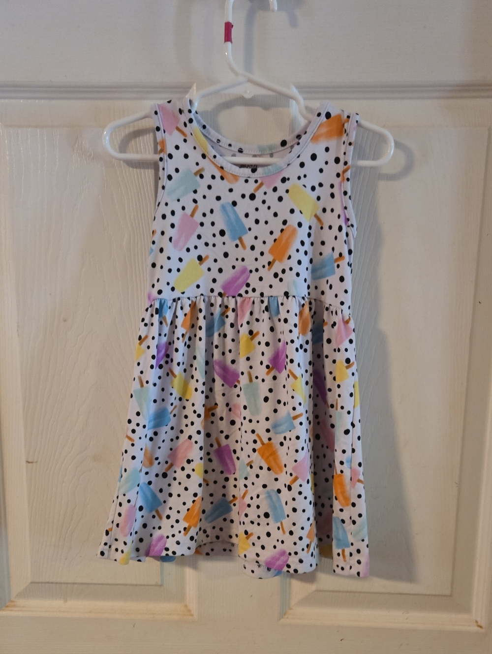Flip Flop Pastel Popsicle Print Dress